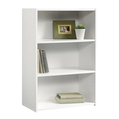 Sauder Beginnings 3-Shelf Bookcase/ Book shelf, Soft White finish - color: Soft White