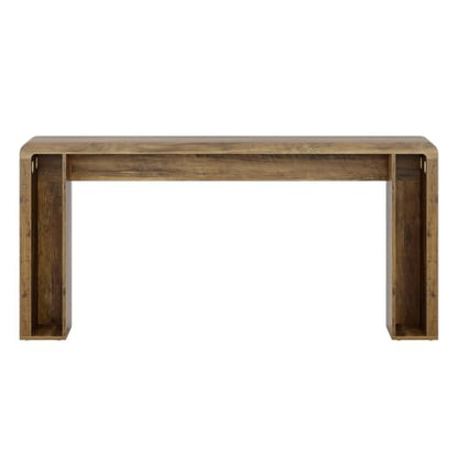 Tribesigns 70.9-Inch Extra Long Console Table, Rustic Wooden Sofa Table Behind Couch, Farmhouse Entryway Console for Living Room, Entryway, Hallway, Foyer (Brown) - color: Brown