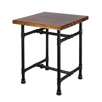 24 Inch Industrial Rustic Iron Pipe Entry Table, End Table, Coffee Table, Side Table, Metal Legs, Bar Table/Home Set/Living Room Set/Dining Room1