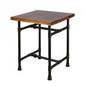 24 Inch Industrial Rustic Iron Pipe Entry Table, End Table, Coffee Table, Side Table, Metal Legs, Bar Table/Home Set/Living Room Set/Dining Room1