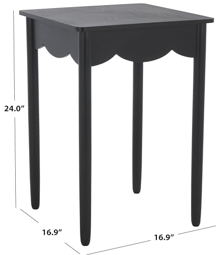 SAFAVIEH Home Collection Paislyn Matte Black Accent Table - color: Black