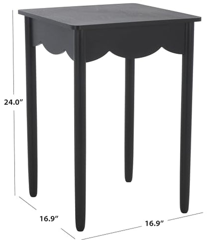 SAFAVIEH Home Collection Paislyn Matte Black Accent Table - color: Black