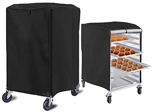 Grehge n Pan Rack Cover, 23x28x32in High Density Waterproof and Dustproof Bread Rack Cover, Bakery Single Rack Covers.