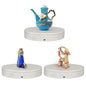 Rotating Display Stand Easy to Switch Direction, Adjustable Speed, Used for Product Display, Jewelry, Shoes Shooting and Display (7.87inch/White/(3PCS per pack)) - color: 7.87inch/White/(3PCS per pack)