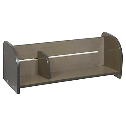 ECR4Kids Adjustable Forward-Facing Tabletop Book Display, Children's Furniture, Grey Wash - color: Grey Wash