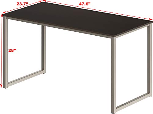 SHW Mission 48-Inch Home Office Computer Desk, Espresso - color: Espresso, size: 48-Inch