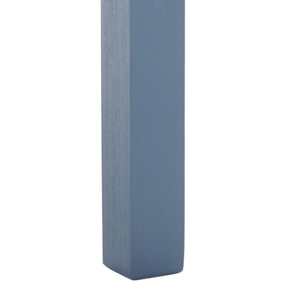SAFAVIEH Home Collection Lilith Blue Square Wave Accent Table - color: Blue