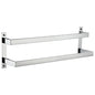 KOKOSIRI Towel Bars Bath Towel Holders 20-Inch Chrome Bathroom 2-Tiers Ladder Towel Rails Wall Mounted Towels Shelves Rack Polished Stainless Steel, B5008CH-L20 - color: Polished Chrome, size: 20-Inch