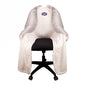 The Original Office Chair Blanket by SnuggleBack; Cozy Comfy Office Desk Chair Wrap Attaches for Hands-Free Warmth. Stay Warm In The Winter or Summer. (Silver Grey Faux Fur) - color: Silver Fox Grey Fur