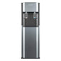 F880 Floor Standing Beverage Tower, Lower Cabinet Loading Hot and Cold Water Station, 450W Heating w/Cup-Push Spout for Kitchen, Lounge & Front Desk (Dark Gray) - color: Dark Gray