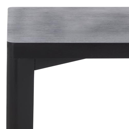 SAFAVIEH Home Collection - Akai Accent Table, Black Side Table with Cross Base, Fully Assembled (ACC2400B) - color: Black