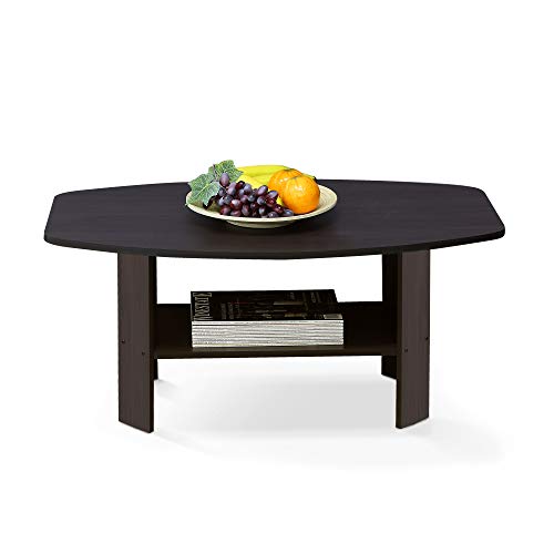 Furinno Simple Design Coffee Table, Dark Walnut - color: Dark Walnut, size: Coffee Table