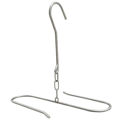 1Pack Fishing Waders Boot Hangers, Stainless Steel Wading Boots Hanger, Wader Hangers for Drying Fishing/Hunting Waders, Boot Drying and Storage Drying - color: Silver-1pack