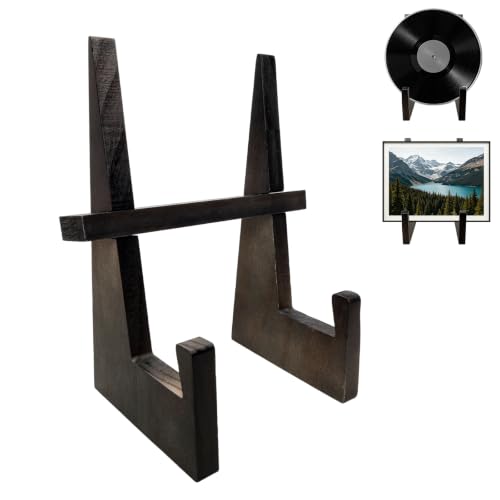 Wood Display Easel Multiuse Holder for Decor Bowl Plate Frame Cookbook