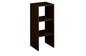 ClosetMaid #8956 Stackable 31in. Vertical Organizer, Espresso - color: Espresso