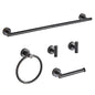 Oil Rubbed Bronze Bathroom Hardware Set 5 Piece with Towel Racks for Bathroom, SUS304 Stainless Steel Bath Towel Bar Set, 24 Inch Wall Mounted Accessories Kit - color: Oil Rubbed Bronze