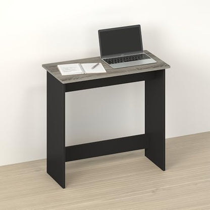 Handa 32 Inch Computer Small Desk, Classroom Home Office Bedroom Wooden Table, Dark Limed Oak/Black - color: Dark Limed Oak/Black