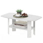 Furinno Simple Design, Coffee Table, White - color: White, size: Coffee Table