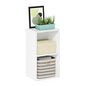 Furinno PASIR Book Shelf, 2-Tier Modern Bookshelf, Open Shelves Cube Bookcase, 9 x 12 x 21, Easy Assembly, Closed Back, for Living Room, Bedroom, Home Office, Plain White - color: Plain White, size: 2-Cube, 9 x 12 x 21