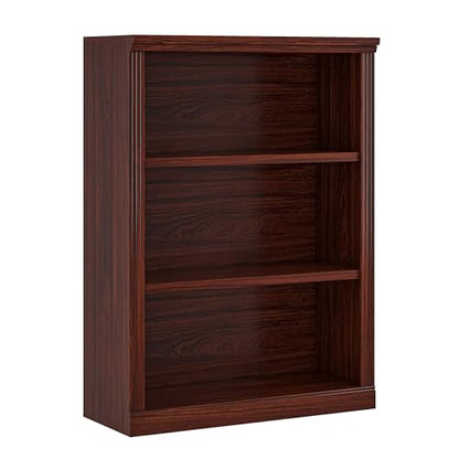 3-Shelf Bookcase, Wood Bookshelves for Living Room, Library, Office | Zhiseek Small Bookshelf, 29.5"W x 12.8"D x 41.2"H, Cherry - color: Cherry, size: 3-Tier