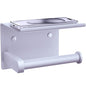 Toilet Paper Holder with Shelf Wall Mounted Toilet Paper Roll Dispenser | Heavy Duty Stainless Steel Lavender Purple - color: M- Lavender Purple