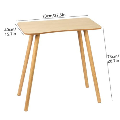 Writing Computer Desk Portable Desk Ergonomic Design Computer Desk Modern Home Office Desk Small Writing Table with Solid Legs Small Console Table for Living Room