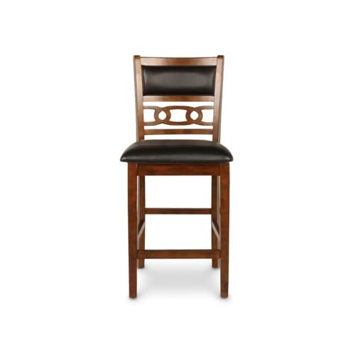 New Classic Furniture Gia Counter Chairs, Set of 2, Brown - color: Brown, size: Set of 2, style: Counter Chair