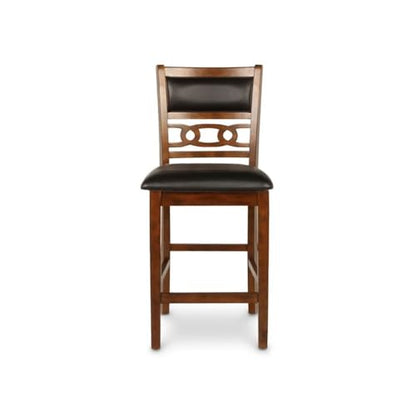 New Classic Furniture Gia Counter Chairs, Set of 2, Brown - color: Brown, size: Set of 2, style: Counter Chair
