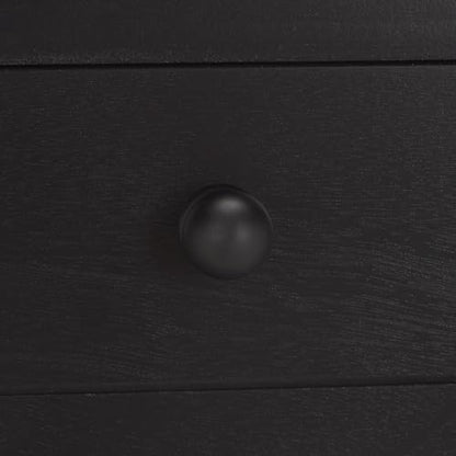 SAFAVIEH Home Collection Haven Matte Black 2-Drawer Small Console Table for Entryway, Living Room, Foyer - color: Matt Black