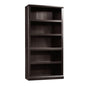 Sauder 5 Tier Book Shelf Wooden Bookcase Multipurpose Bookshelf for Home Office, Living Room, in Estate Black finish - color: Estate Black