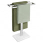 KES Hand Towel Rack Stand, Countertop Towel Rack Free Standing S-Shape Hand Towel Holder with Marble Base for Bathroom SUS304 Stainless Steel Polished Finished, BTH223 - color: Polished Finished