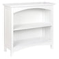 eHemco 2 Tier Bookcase with 2 Arched Supports, 29 Inches, White - color: White, size: 2 Tier