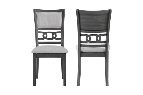 New Classic Furniture Gia Dining Chairs, Set of 2, Gray - color: Grey, size: Set of 2, style: Dining Chair