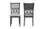 New Classic Furniture Gia Dining Chairs, Set of 2, Gray - color: Grey, size: Set of 2, style: Dining Chair