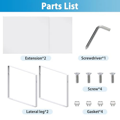 Expandable Shelf for Cabinet, 9" Deep Kitchen Cabinet Organizer, 1 Pack | Adjustable 14-26", Heavy Duty Metal Countertop Riser for Under Sink and Kitchen Cupboard Storage, 55 Lbs Anti-Sag, White - size: 9"D | 1 Pack