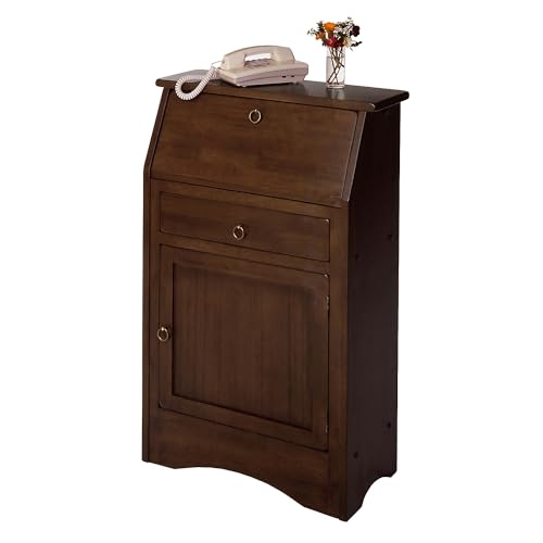 Winsome Regalia Secretary Desk, Antique Walnut