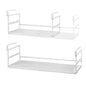 Under Shelf Storage Basket, 2-Pack Under Cabinet Shelf Organizer | Expandable Hanging Basket Holds 35 lbs Add-On Kitchen Pantry Cupboard Counter Laundry 13.19-23.03" W x 8.66" D x 5.12" H - size: 13.19-23.03" W × 8.66" D × 5.12"H