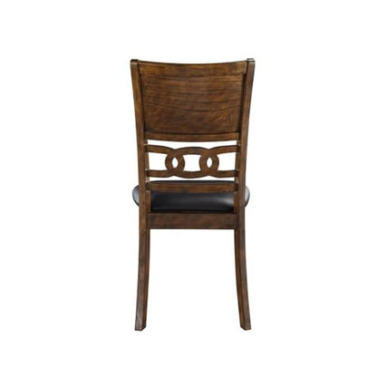 New Classic Furniture Gia Dining Chairs, Set of 2, Brown - color: Brown, size: Set of 2, style: Dining Chair