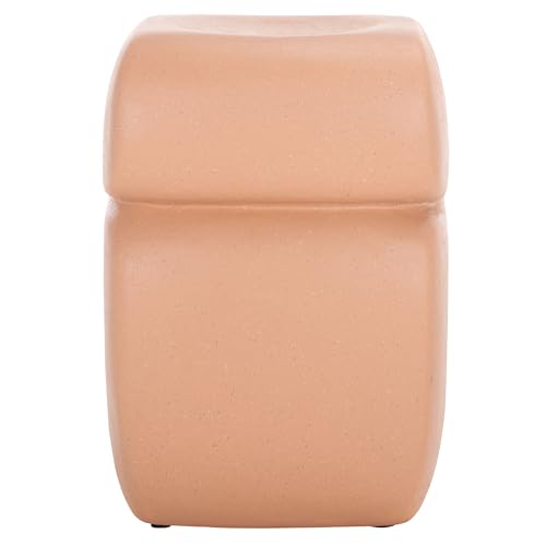 SAFAVIEH Home Collection Marnie Modern Contemporary Terracotta Accent Table (Fully Assembled) - color: Terracotta