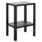 SAFAVIEH Home Collection - Hendro Accent Table, Black Rectangular Side Table with 1 Shelf, Fully Assembled (ACC2401B) - color: Black