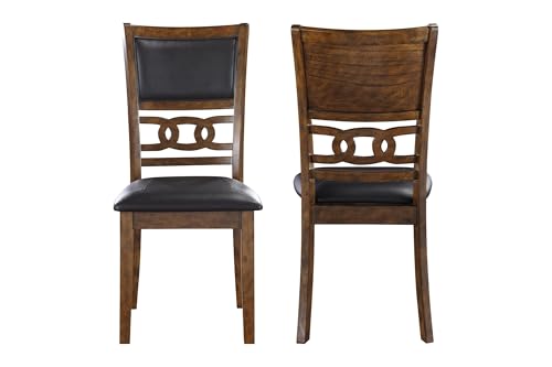 New Classic Furniture Gia Dining Chairs, Set of 2, Brown - color: Brown, size: Set of 2, style: Dining Chair