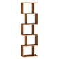 VASAGLE CUSTOS Collection - Bookshelf, 5-Tier Bookcase, 9.4 x 15.7 x 62.6 Inches, Storage Shelf with Open Compartments, Modern, for Living room, Bedroom, Office, Rustic Brown ULBC462K01 - color: Rustic Brown, style: 5-Tier (15.7"W)