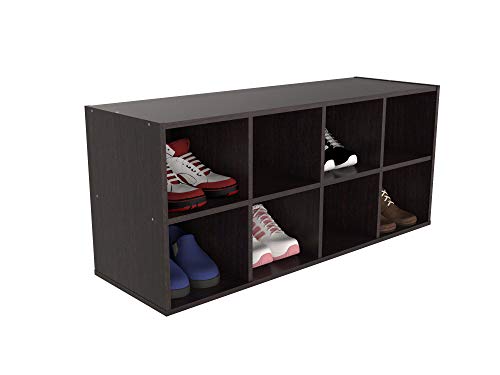 ClosetMaid 8-Cube Shoe Storage Organizer, Espresso