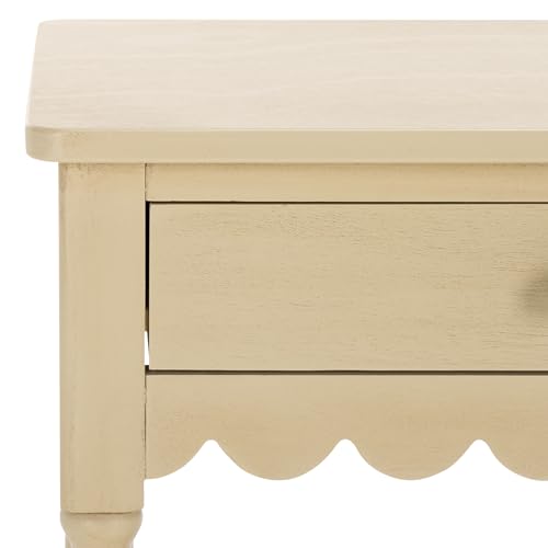 SAFAVIEH Home Collection Haven Natural Brown 2-Drawer Small Console Table for Entryway, Living Room, Foyer - color: Natural