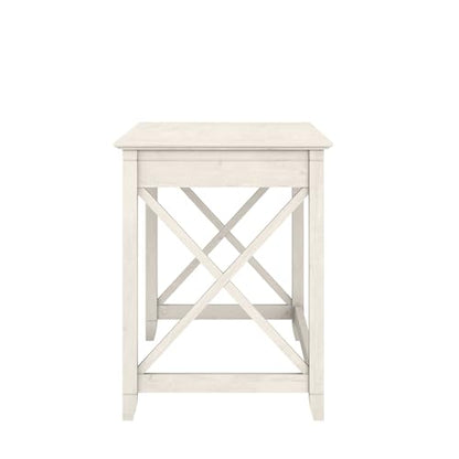 Bush Home Key West 48W Writing Desk in Linen White Oak - color: Linen White Oak, size: 48W
