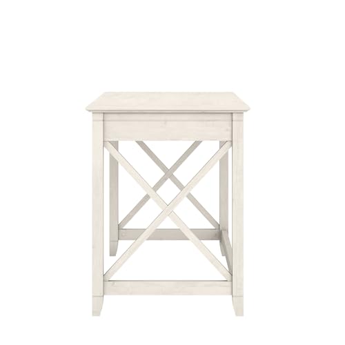 Bush Home Key West 48W Writing Desk in Linen White Oak - color: Linen White Oak, size: 48W