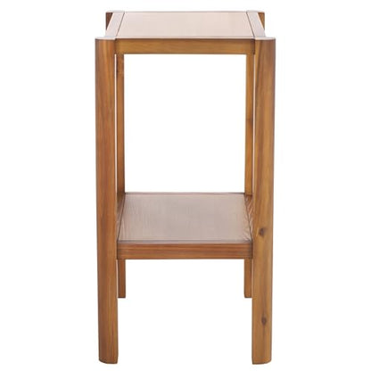SAFAVIEH Home Collection - Hendro Accent Table, Natural Brown Rectangular Side Table with 1 Shelf, Fully Assembled (ACC2401A) - color: Natural