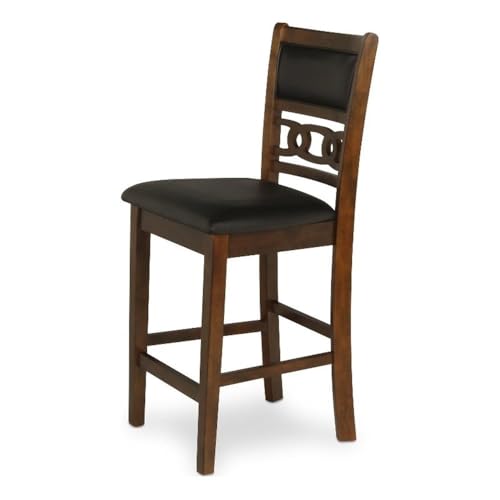 New Classic Furniture Gia Counter Chairs, Set of 2, Brown - color: Brown, size: Set of 2, style: Counter Chair