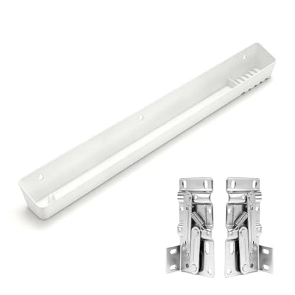 30" Tip Out Tray for Sink, Fits Cabinet Opening 32-3/5" Wide and Larger, Easy to Install, Sturdy Steel Hinges, Smooth Spring Mechanism, Maximize Space of the Unused False Drawer Front, 1 Pack - size: 30" x 2.1" x 3.8"