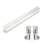 30" Tip Out Tray for Sink, Fits Cabinet Opening 32-3/5" Wide and Larger, Easy to Install, Sturdy Steel Hinges, Smooth Spring Mechanism, Maximize Space of the Unused False Drawer Front, 1 Pack - size: 30" x 2.1" x 3.8"